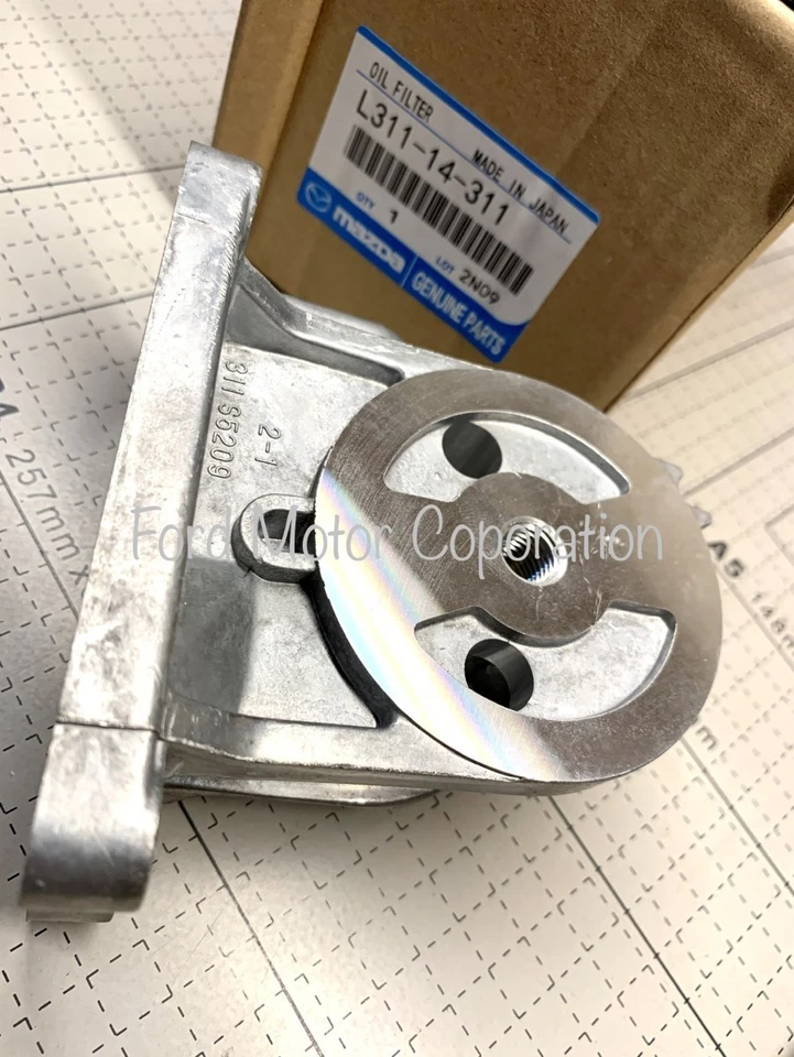 OEM Engine Oil Filter Housing Assy Fits For Mazda 3 5 CX-7 2010-2014 L311-14-311 - Image 2 of 3