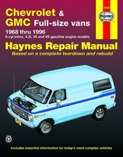 GMC Full-size vans (1968-1996) Repair Manual Haynes Reparaturanleitung