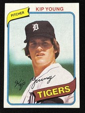 1980 Topps #251 Kip Young Detroit Tigers Vintage MLB Baseball Card