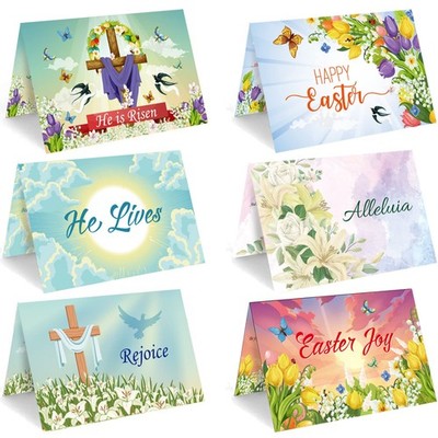 Easter Greeting Cards with Scripture - Includes 24 Cards & Envelopes & Sealin...