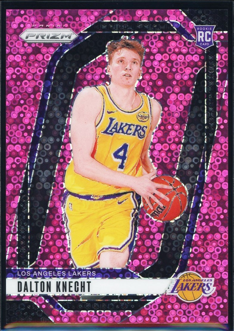 Dalton Knecht 2024-25 Panini Prizm #238 Pink Fast Break Prizm Rookie /50 Lakers