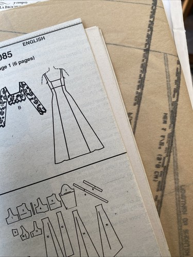 Vogue Brautkleid 2085 Braut Schneiderei Muster Größen 6-10 ungeschnitten Env. Gerissen - Bild 9 von 9