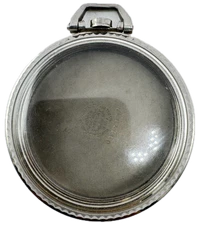 Antique 16 Size Keystone Elgin Railroad 3057 Pocket Watch Case Stainless Steel