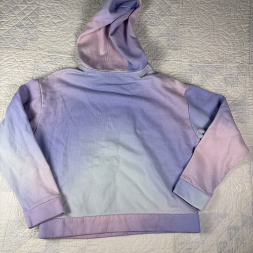 Adidas Hoodie Youth XL Pullover Sweatshirt Purple Blue Pink Ombre Metallic 16 - Picture 7 of 7