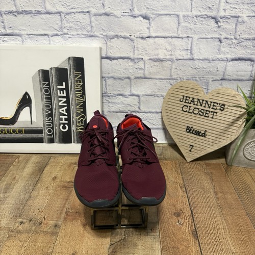 Nike Roshe One Run Team Rojo Borgoña Gris Ceniza Vela 511881-613 Para hombres Talla 10.5 - Imagen 3 de 11