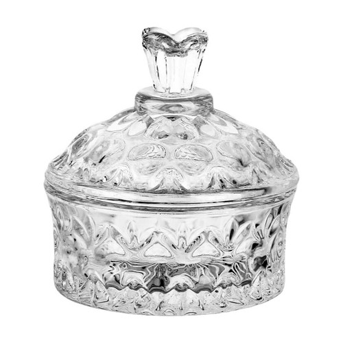 Transparent Glass Candy Jar Creative Candy Bowl With Lids For Home Wedding - Picture 3 of 31
