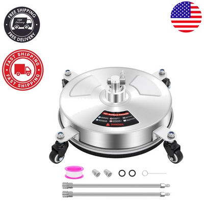 #ad #ad 4000 PSI Heavy Duty Surface Cleaner with 4 Wheels Ideal for Patios amp; Sidewalks $84.59