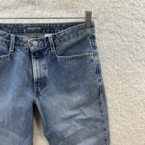 Levi’s Silvertab Women’s Blue Denim Light Wash Jeans 30W30L Pockets - Picture 5 of 13