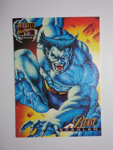 1995 MARVEL MASTERPIECES - CANVAS CARD - ( 2 OF 22 ) BEAST