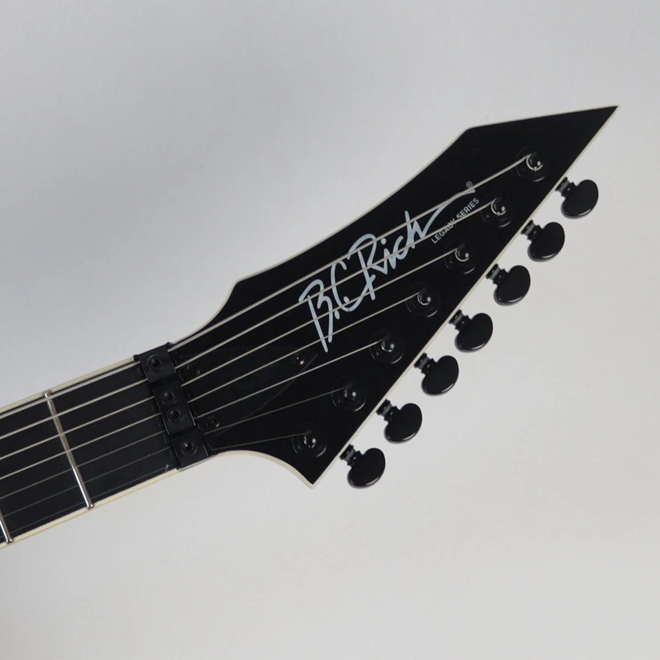 B.C.Rich Translation Warlock Legacy 7 With Floyd Rose Gloss Black String Electri - Image 3 of 4