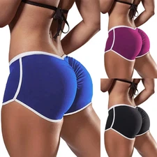 Shorts Yoga Women's Women Sports Pants Gym Workout Beach Waist Booty Casual Hot.