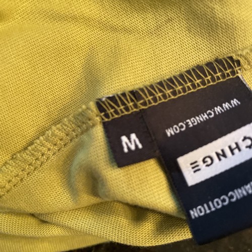 CHNGE T-shirt Men M Print Raised Logo … Fair Trade Production , Organic Cotton - Picture 5 of 7