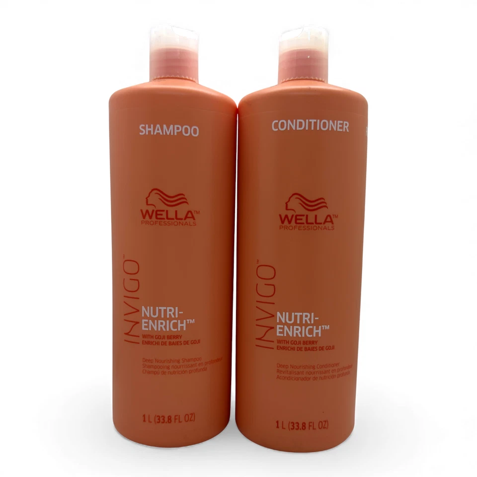 Wella Invigo Nutri‑Enrich 1 L Shampoo + Conditioner Duo – Deep Nourish Dry Hair - Image 2 of 4