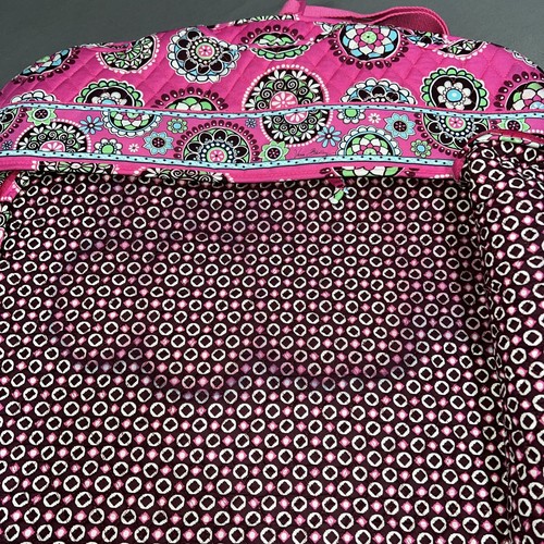 VERA BRADLEY Hanging TRAVEL Garment Bag Cupcakes Pink LUGGAGE quilted - Picture 5 of 10