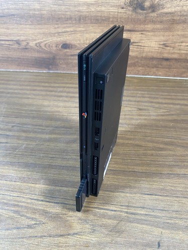 Sony PlayStation 2 PS2 Slim Konsole Offizieller Controller Strom + AV Kabel Funktioniert - Bild 5 von 15