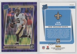 2021 Panini Donruss Optic Rated Purple Shock Prizm Ian Book #227 Rookie RC