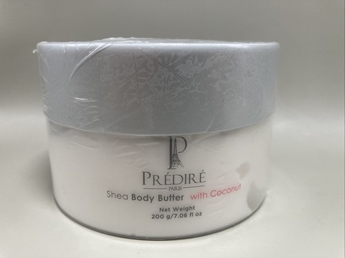Manteca corporal de karité de coco Predire Paris NUEVA y sellada 7,06 fl OZ - Imagen 2 de 5