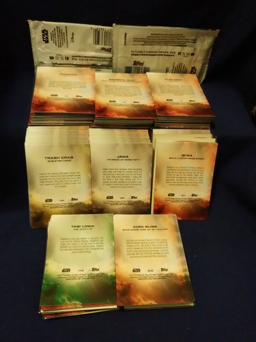 2025 Topps Star Wars CHROME BASE Trading Card Set (200) & Hobby/Retail wrappers - Picture 2 of 3