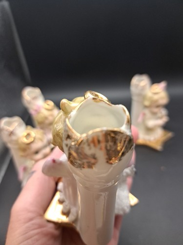 Juego De 4 Figuras De Ángel Ardalt De Colección Con Corderos Bebé Azúcar En Estrellas De Navidad - Imagen 22 de 24