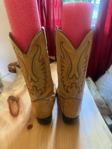 Botas vaqueras de cuero para hombre hechas en México talla 9 - Imagen 5 de 11