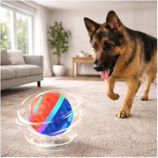 Hundespielzeug Ball Interaktiv Hund Spielzeug LED USB wiederaufladbar langlebig