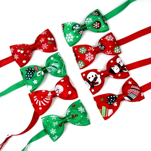 8 Pcs Dog Bow Ties for Small Dogs Accessories Adjustable Pet Necktie - Picture 8 of 12