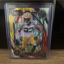 2024 Panini Select - Club Level Jaire Alexander #263 Red & Yellow Shock Prizm