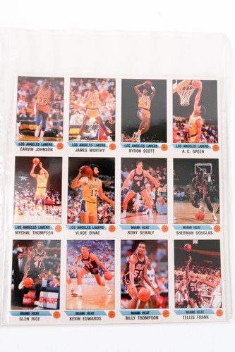 Lot of 13 Panini Stickers Uncut Sheet of 12 - Michael Jordan and Others - Picture 4 of 15