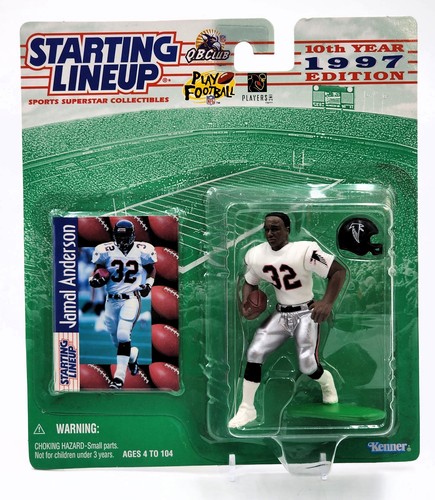 1997 Starting Lineup Jamal Anderson Atlanta Falcons NFL SLU Sports Figure JA01 - Picture 5 of 6