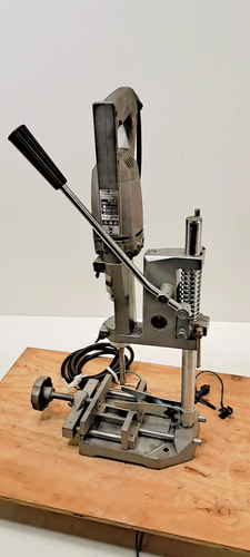 Makita 13mm Electric Drill 6301 Kakunomi Drill Stand with Attachment Used Japan - Video 1 of 1