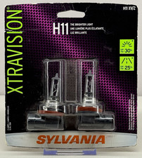 SYLVANIA - H11 XtraVision - High Performance Halogen Headlight Bulb H11 XV/2
