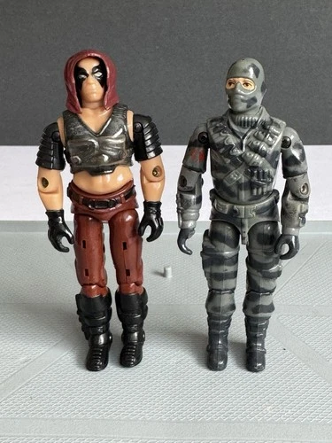 1984 Vintage Hasbro Gijoe Zartan & Firefly Action Figure Lot