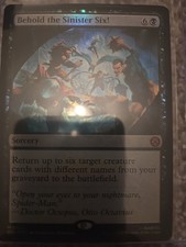 Behold the Sinister Six! Marvel's Spider-Man Foil