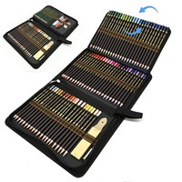 Zzoneart Buntstifte Zeichnen 96Pcs 72 Farbstifte 12 Bleistifte 3 Kohle Farben