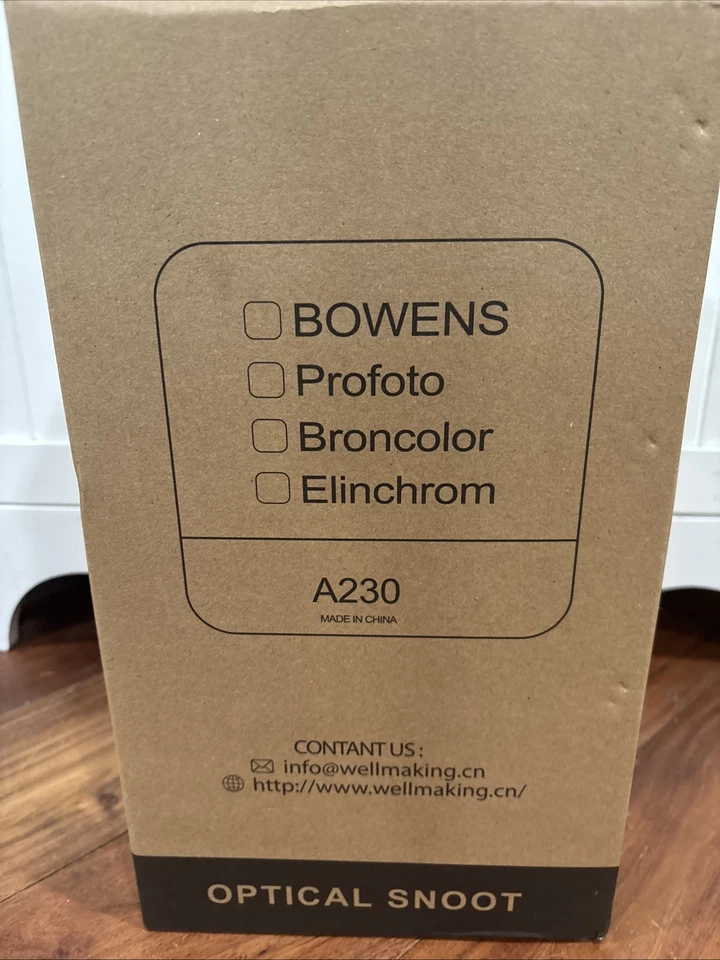 Wellmaking Bowens Mount Flash Optical Snoot Conical Lens A230 - Image 3 of 4