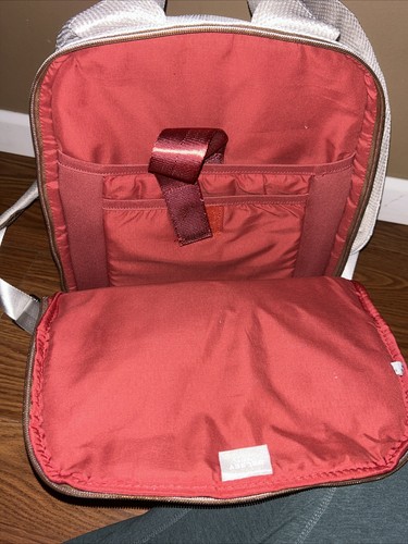 EUC DELSEY Paris Chatelet Air 2.0 Reise Laptop Rucksack U2 Knochen und Braun - Bild 14 von 15