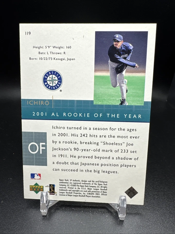 2003 SP Authentic #119 Ichiro Suzuki /2500 - Image 2 of 2
