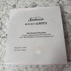 Sunbeam Rocket Grill Parchment Pouches No. 7545 -34 pcs