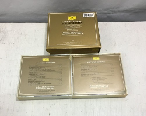 Symphonies 1-9 Ludwig von Beethoven/Karajan/Berliner AUDIO CD 5 Disc w/Slipcover - Picture 2 of 4