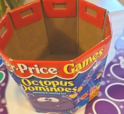 Fisher Price Octopus Dominoes gioco vintage 1996 completo di abbinamento e conteggio - Foto 10 di 11