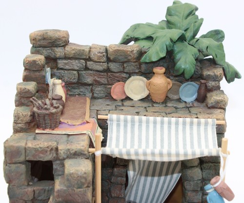 Fontanini Lighted Nativity Village "Pottery Shop " and Accessories for 5" Scale - Picture 5 of 22