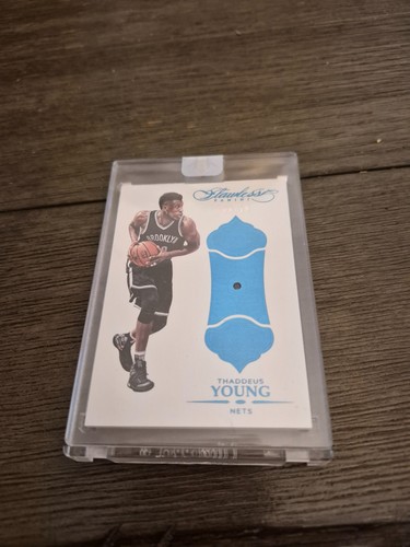 2015-16 Panini Flawless Sapphire /10 Thaddeus Young Brooklyn Nets - Picture 1 of 3