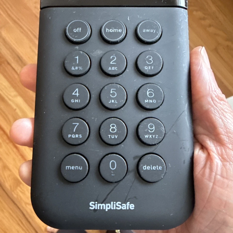 SimpliSafe Home Security System Keypad Black SSKP3 Simpli Safe NOT TESTED - Image 2 of 4