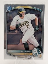 2025 Bowman Chrome #BCP-114 Nick Kurtz Athletics