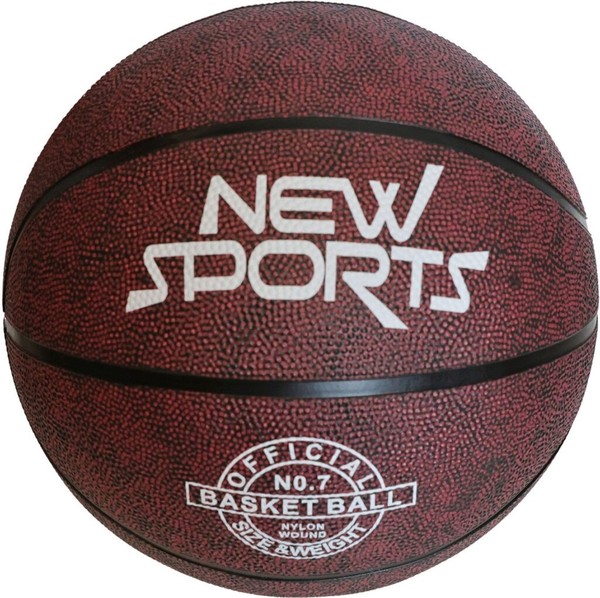 Basketball Schwarz / Dunkelbraun New Sports GrößE 7 Offizielle GrößE & Gewicht-image