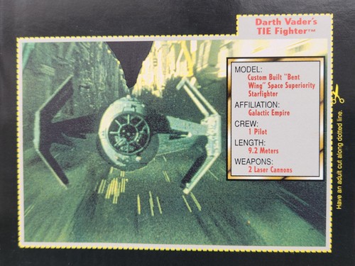 Kenner Star Wars PoTF 1996 Darth Vader's TIE Fighter - Nuevo, pero caja abierta - ¡Mira! - Imagen 5 de 12