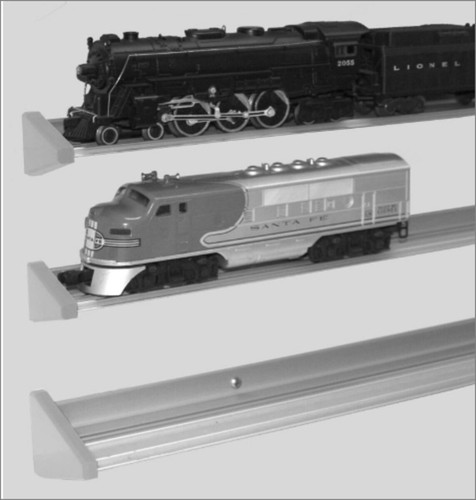 Railrax HO / S Gauge Shelving Rail End Cap - Glenn Snyder Shelving - Picture 4 of 4