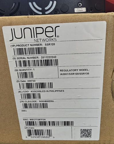 Juniper Networks SSR120 Session Smart Router - Picture 12 of 12