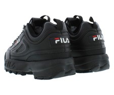 Fila Disruptor Ii Premium Boys Shoes Size 7, Color: Black