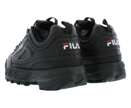 Fila Disruptor Ii Premium Boys Shoes Size 7, Color: Black - Picture 1 of 5